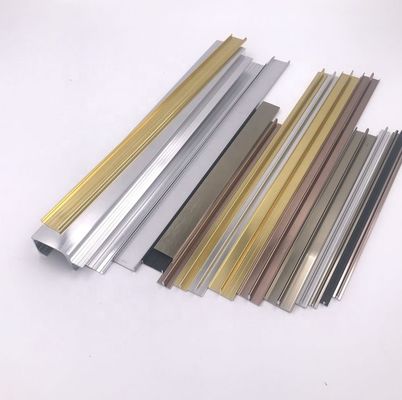İyi fiyat Tolerans 0.12mm Alüminyum Trim Profilleri T ve U ve G Şekli çevrimiçi