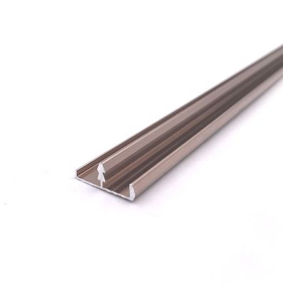 İyi fiyat 16.3mm T Şeklinde alüminyum kare kenar trim Parlatma Kalıplama Profilleri çevrimiçi