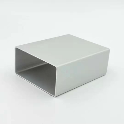 0.9mm Alu Ekstrüzyon Profili 40X80 Tüp Gümüş Mat Eloksallı Alüminyum Profil