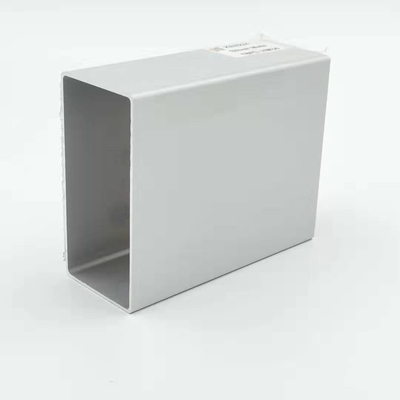 0.9mm Alu Ekstrüzyon Profili 40X80 Tüp Gümüş Mat Eloksallı Alüminyum Profil
