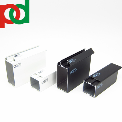 Siyah Anodized Profiller Pencereler ve Kapılar için Alüminyum Seri 35