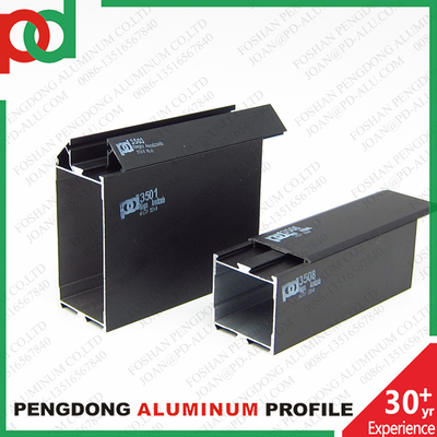 Siyah Anodized Profiller Pencereler ve Kapılar için Alüminyum Seri 35