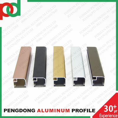 Alüminyum Profiller Mutfak Dolabı Cam Panjur Kapı Çerçevesi İçin Çekme Kolları Alaşımdır