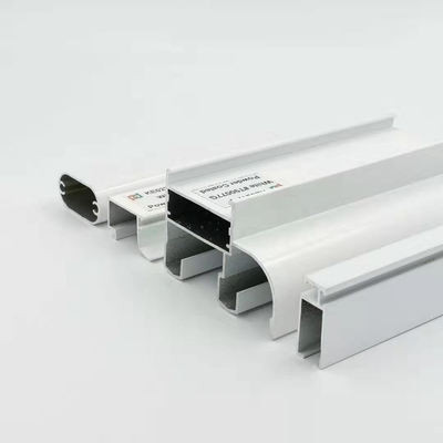 Özel 6063 T5 Eloksallı Kanatlı Pencere Profilleri Toz Boyalı
