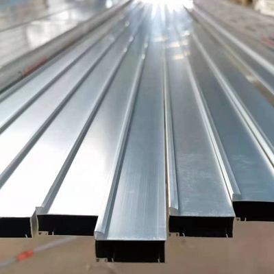 Ses Geçirmez T5 6063 Mutfak Alüminyum Profil Gümüş Parlak Parlatma