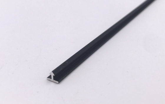 6mm T Şekli Alüminyum Trim Ekstrüzyonları Gümüş Eloksal Tolerans 0.12mm