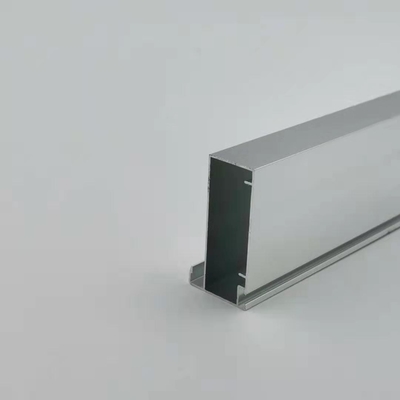 Parlak Gümüş dikdörtgen Eloksallı Alüminyum Mutfak Profili 1.2mm Kalınlık