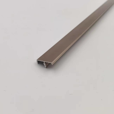 16.3mm T Şeklinde alüminyum kare kenar trim Parlatma Kalıplama Profilleri