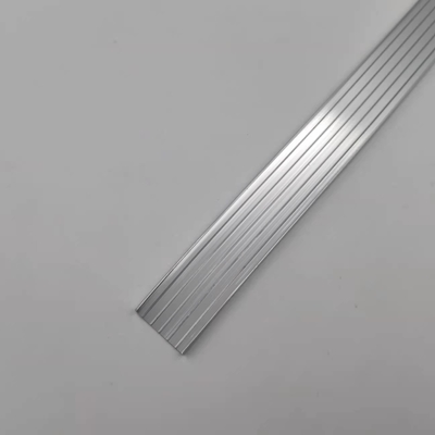 20.5mm U Şekli Alüminyum Profil Parlatma Genişliği 20.5mm Yükseklik 5mm