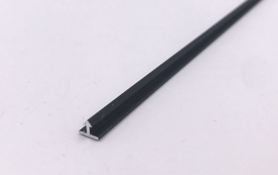 İyi fiyat 6mm T Şekli Alüminyum Trim Ekstrüzyonları Gümüş Eloksal Tolerans 0.12mm çevrimiçi