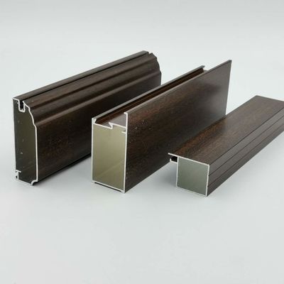 İyi fiyat İsrail 6063 T5 Özel Alüminyum Dolap Kapı Profilleri 1.2mm Kalın Toz Boyalı çevrimiçi