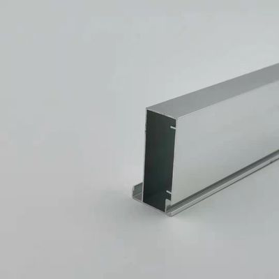 İyi fiyat Parlak Gümüş dikdörtgen Eloksallı Alüminyum Mutfak Profili 1.2mm Kalınlık çevrimiçi